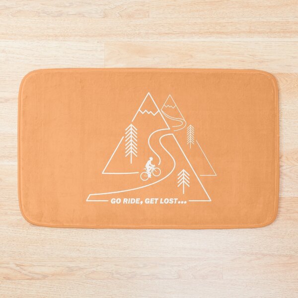 Item preview, Climbing Double Peaks on Winding Road White Line Art designed and sold by RabeDesigns.