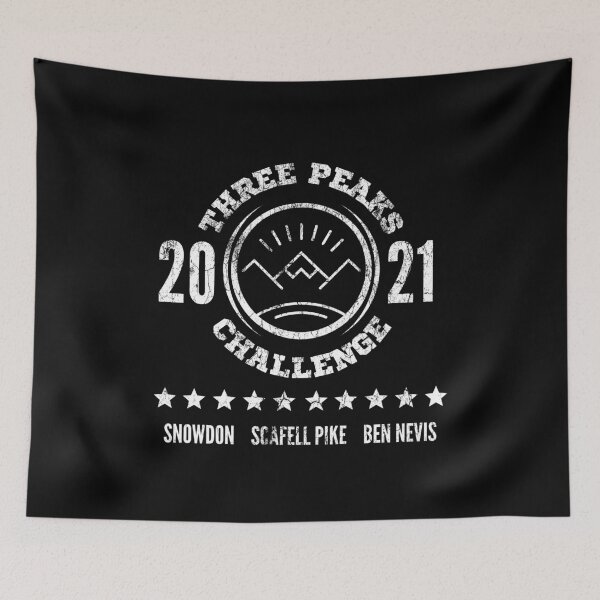 Item preview, 3 Peaks Challenge 2021 - Vintage Retro - PeakBagging - Peak Bagger designed and sold by WonderWear.