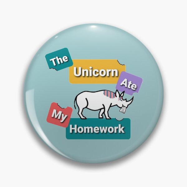 Item preview, The Unicorn Ate My Homework  designed and sold by Victorb051285.