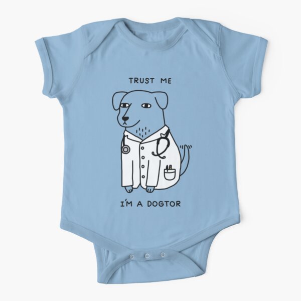 Dogtor Short Sleeve Baby One-Piece