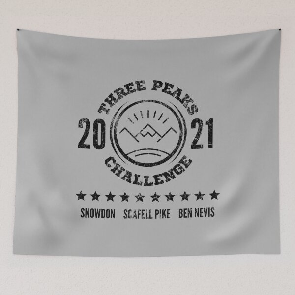 Item preview, 3 Peaks Challenge 2021 - Vintage Retro - PeakBagging - Peak Bagger designed and sold by WonderWear.