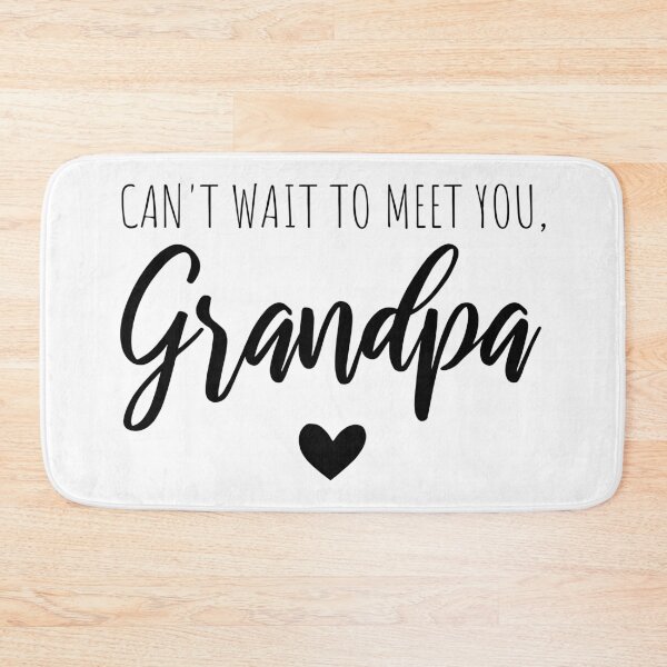 Item preview, Can't wait to meet you, Grandpa designed and sold by Christiane Raab.