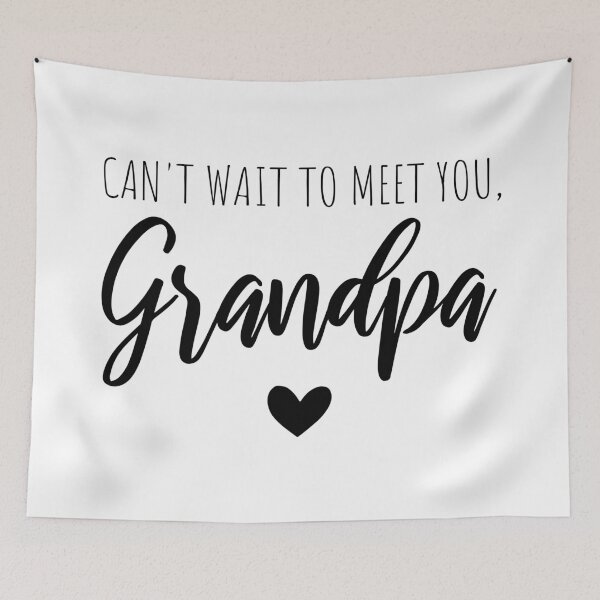 Item preview, Can't wait to meet you, Grandpa designed and sold by Christiane Raab.