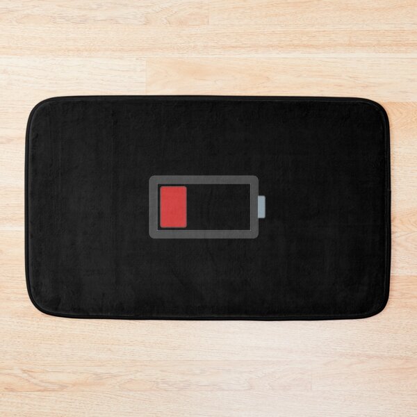 Item preview, Battery low - red white designed and sold by IndieSoul by Kay.