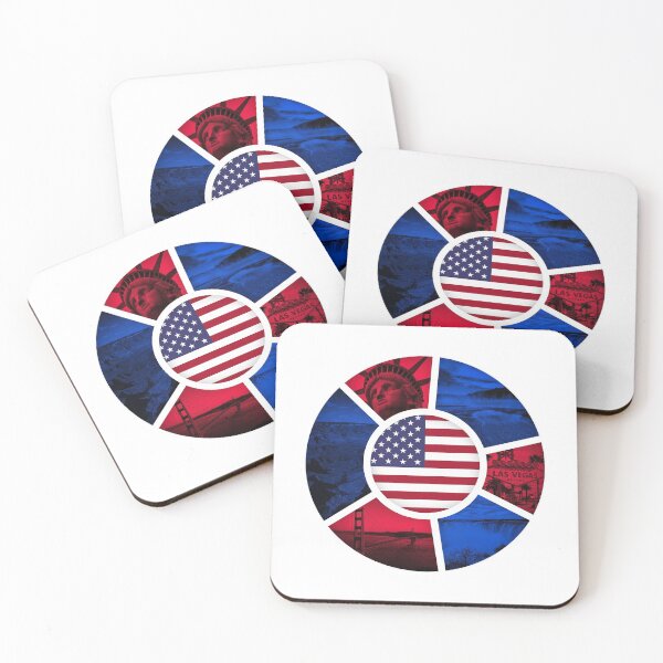 Item preview, USA CIRCLE PHOTO FRAME  designed and sold by MarkMotta.