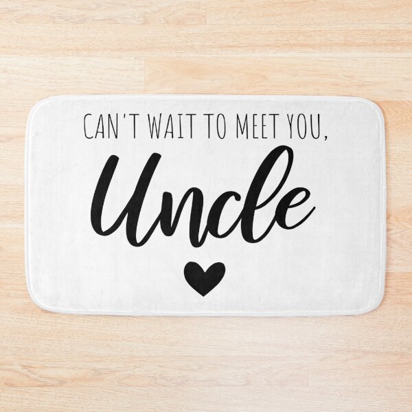 Item preview, Can't wait to meet you, uncle designed and sold by Christiane Raab.