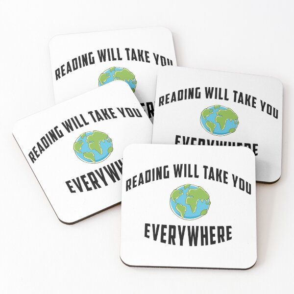 Item preview, Reading Will Take You Everywhere World Book Lover Print Tshirt Sticker designed and sold by gamerzemporium.