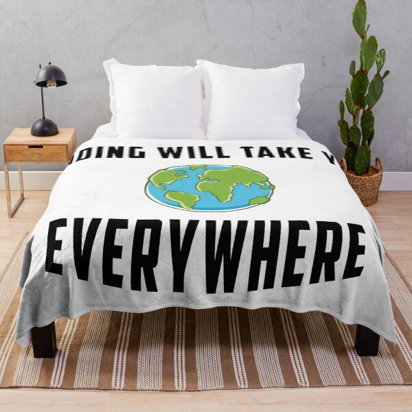 Item preview, Reading Will Take You Everywhere World Book Lover Print Tshirt Sticker designed and sold by gamerzemporium.