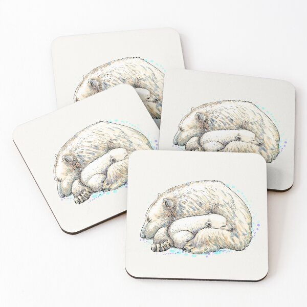Item preview, Polar Bear with her baby designed and sold by kalud-zoldyck.
