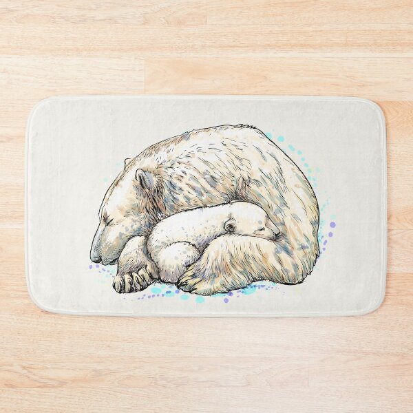 Item preview, Polar Bear with her baby designed and sold by kalud-zoldyck.