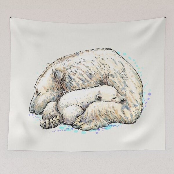 Item preview, Polar Bear with her baby designed and sold by kalud-zoldyck.