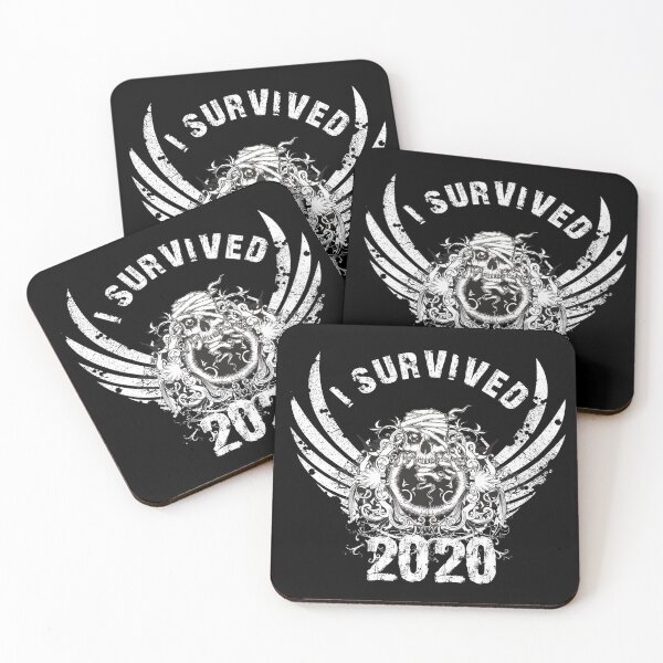 Item preview, I Survived 2020 Skull Quote designed and sold by IZiets.