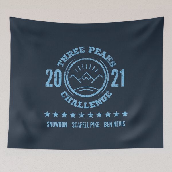 Item preview, 3 Peaks Challenge 2021 - Vintage Retro - PeakBagging - Peak Bagger designed and sold by WonderWear.