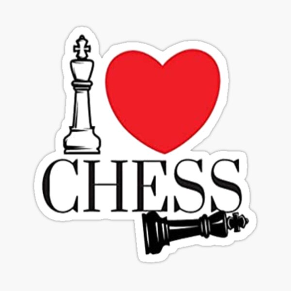 i love chess Sticker