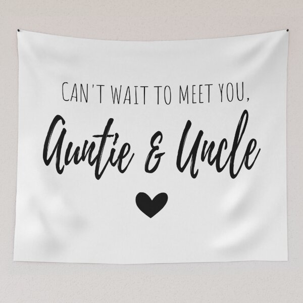 Item preview, Can't wait to meet you, auntie and uncle designed and sold by Christiane Raab.