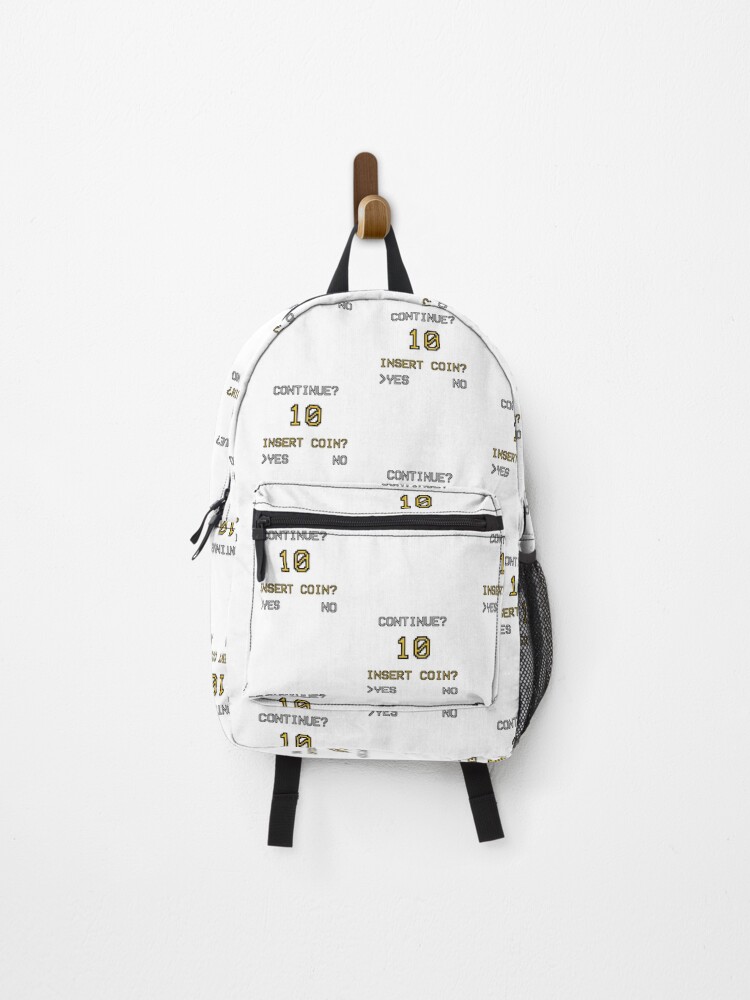 Thumbnail 1 of 3, Backpack, Insert Coin? designed and sold by CyberCubed.