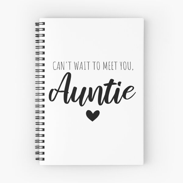 Item preview, Can't wait to meet you, auntie designed and sold by Christiane Raab.