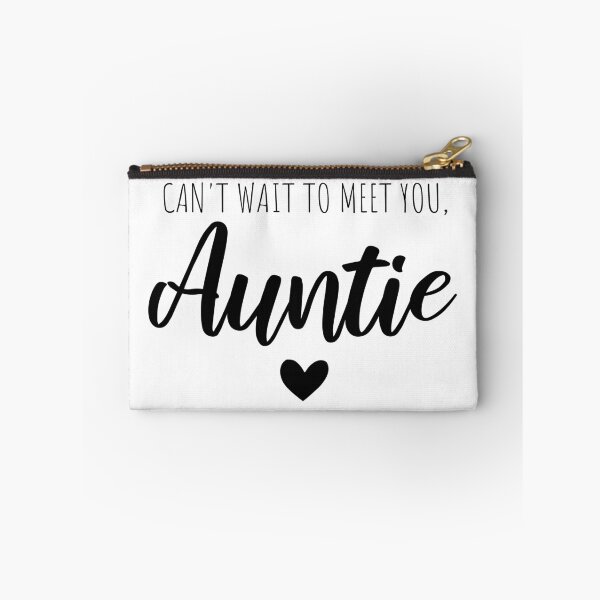 Item preview, Can't wait to meet you, auntie designed and sold by Christiane Raab.
