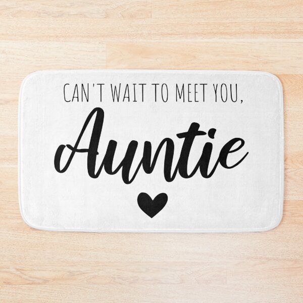Item preview, Can't wait to meet you, auntie designed and sold by Christiane Raab.