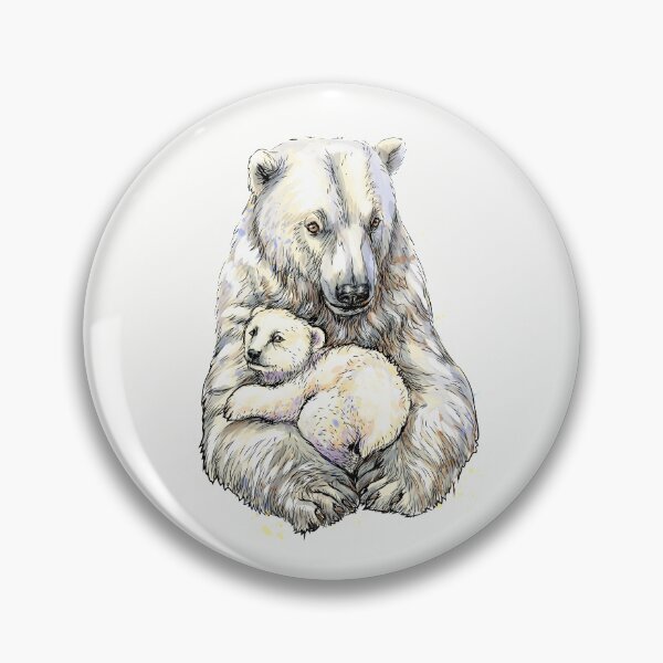 Item preview, Polar Bear with her baby designed and sold by kalud-zoldyck.