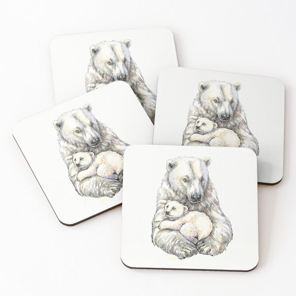 Item preview, Polar Bear with her baby designed and sold by kalud-zoldyck.