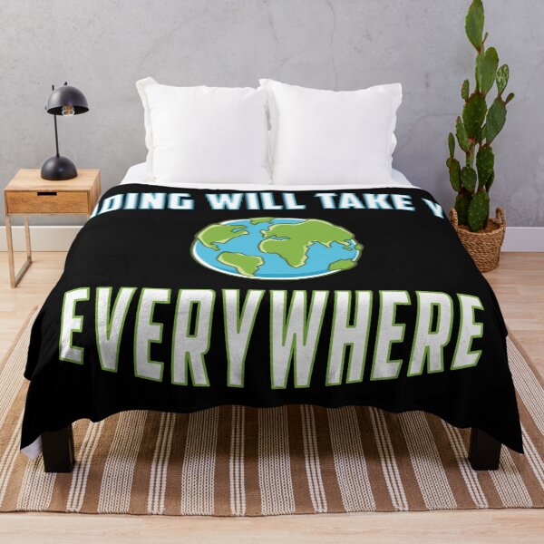 Item preview, Reading Will Take You Everywhere World Book Lover Travel Print Tshirt Sticker designed and sold by gamerzemporium.