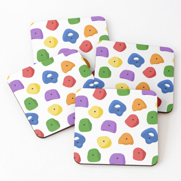 Item preview, Climbing Holds on White Background designed and sold by ddamon.