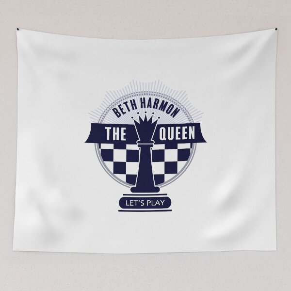 Item preview, beth harmon queen's gambit chess piece designed and sold by lovely-lyrics.
