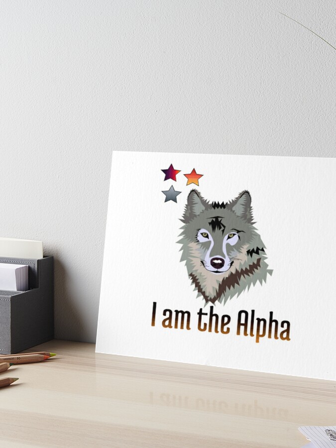 The Alpha Art Board Print for Sale by H.S Rtistar