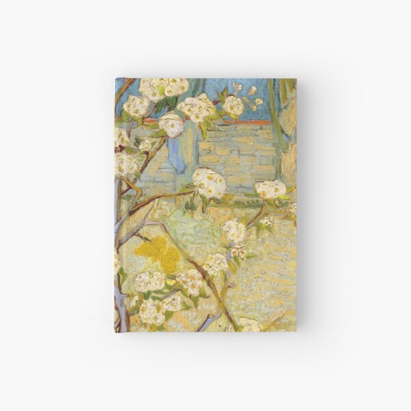 1888-Vincent van Gogh-Small pear tree in blossom-46x73 Hardcover Journal
