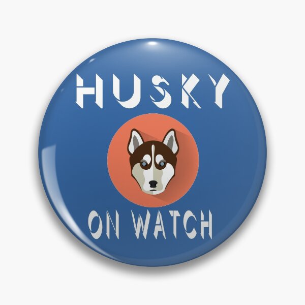 Item preview, husky on watch designed and sold by itsarti.