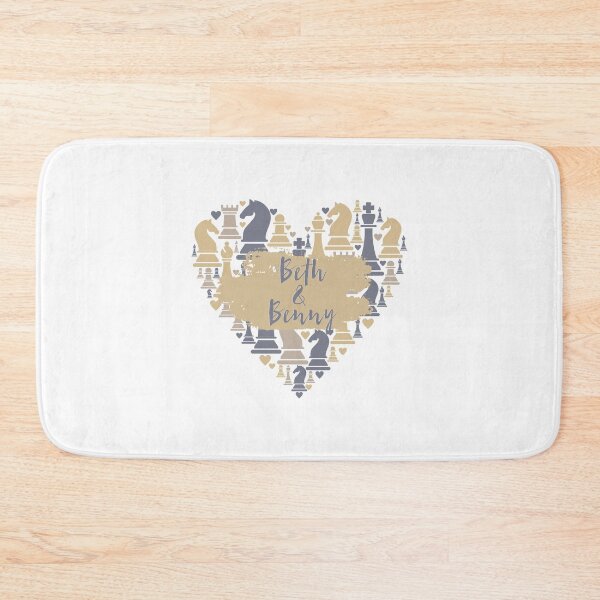 Item preview, queen's gambit beth benny chess heart designed and sold by lovely-lyrics.