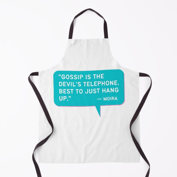 Item preview, Gossip is the Devil's Telephone - Funny Schitts Creek Quote Moira designed and sold by ElizabethMayArt.