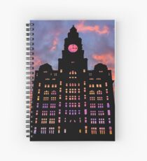 Royal Liver Building Spiral Notebook