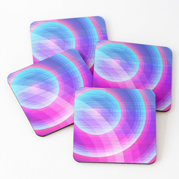 Item preview, Synthwave scifi ripples design designed and sold by Thecolorschemer.