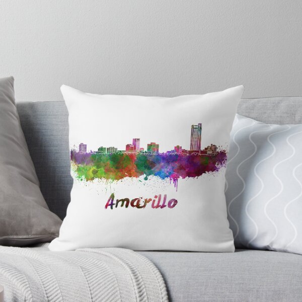 Item preview, Amarillo skyline in watercolor designed and sold by paulrommer.