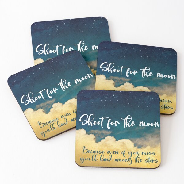Item preview, Aim for the moon because even if you miss you'll land among the stars designed and sold by Arinom.
