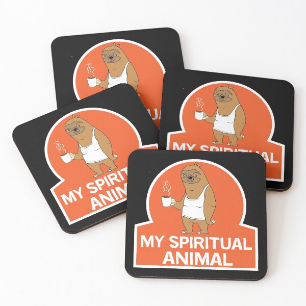Artikelvorschau,  Lustig mein spirituelles Tier - lustiger spiritueller Tierkaffee - Faultierkaffee - lustige Hemden entworfen und verkauft von happygiftideas.