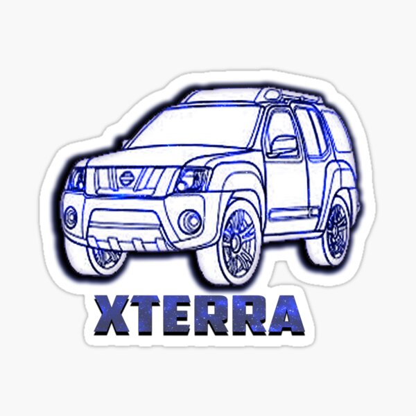 "xterra nissan " Sticker for Sale by oussimakh Redbubble