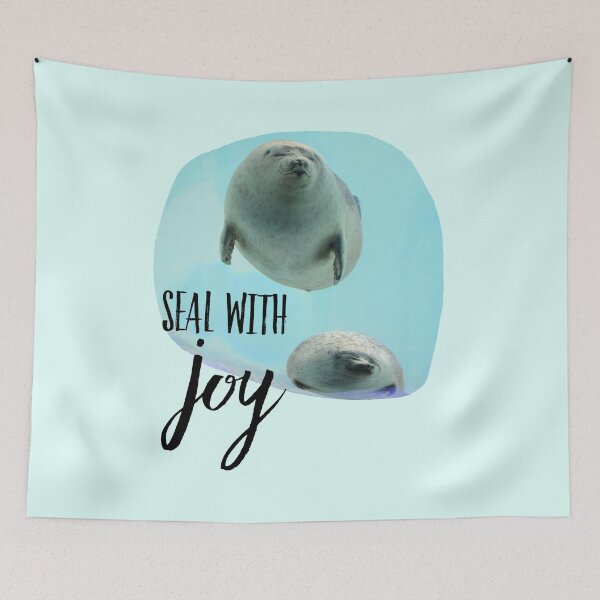 Item preview, Seal With Joy - Cool Sticker designed and sold by joejiing.
