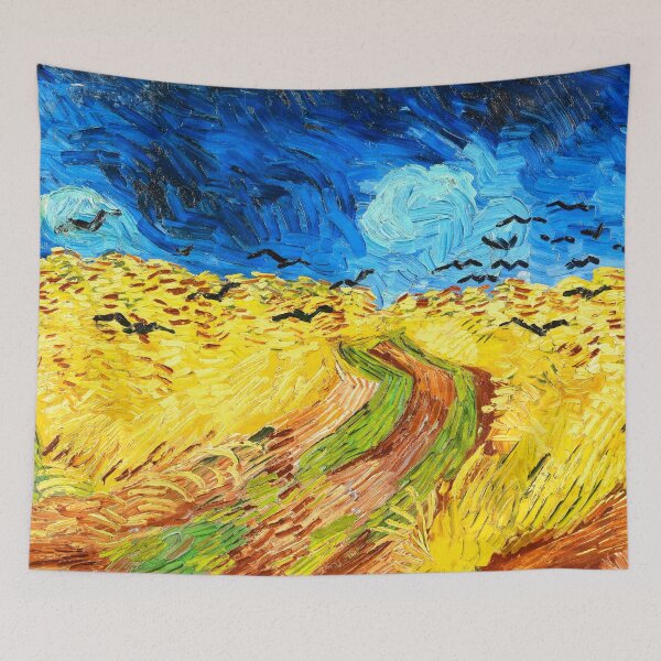 Item preview, Van Gogh Wheatfield with Crows Fine Art designed and sold by Vicky Brago-Mitchell®.
