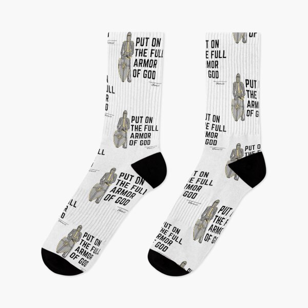 Item preview, Put on the Full Armor of God - black letters and source designed and sold by Victoria   Muñoz.