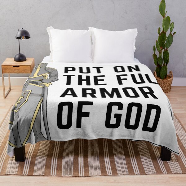 Item preview, Put on the Full Armor of God - black letters and source designed and sold by Victoria Muñoz.