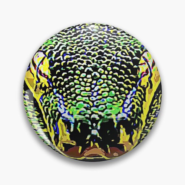 Item preview, Green, yellow snakey snake designed and sold by AJSkinnerPrints.