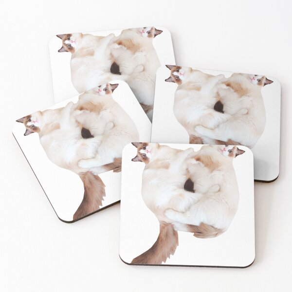 Item preview, ragdoll twin cat kawaii designed and sold by Rinnri.