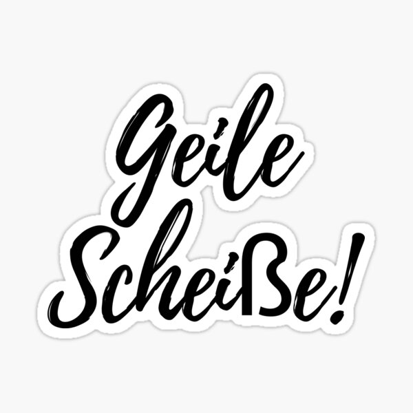 Schei%c3%9fe Stickers for Sale