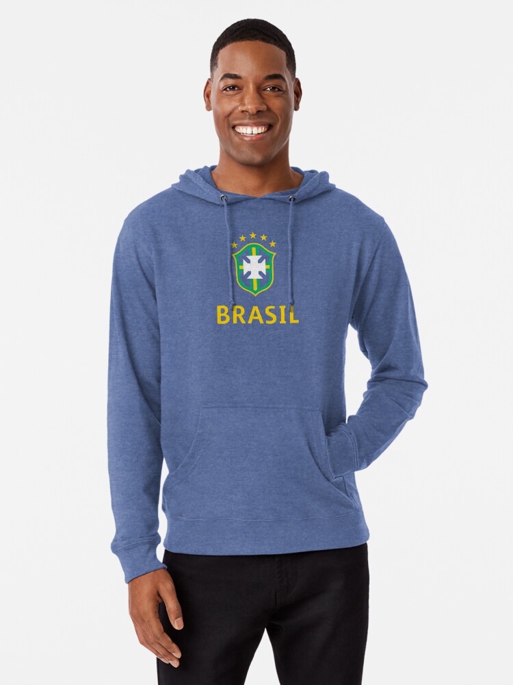 Go All Out Brasil Futebol Brazil Football Soccer Futbol Sweatshirt Crewneck  Mens/Youth 