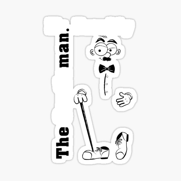 Mr. Frankly, The Gentleman Pegatina
