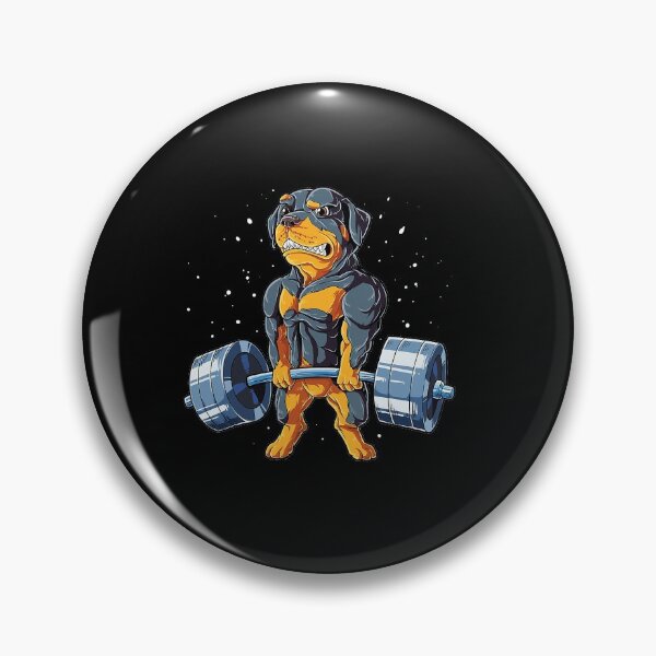 Item preview, Rottweiler Weightlifting Funny Deadlift Men Fitness Gym designed and sold by JamesClarke84.