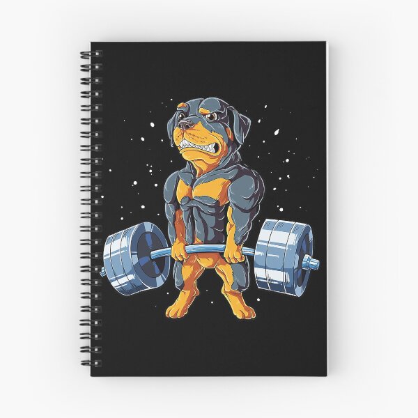 Item preview, Rottweiler Weightlifting Funny Deadlift Men Fitness Gym designed and sold by JamesClarke84.
